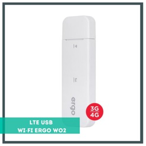 КОМПАКТНІСТЬ, ШВИДКІСТЬ І ЗРУЧНІСТЬ ⠀ Модель ERGO W02 3G/4G поєднує в собі можливості 4G-роутера.