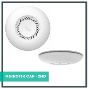 Mikrotik cAP 2nD - компактная и изящная потолочная точка доступа с частотой 2.4GHz. cAP-2nD поддерж