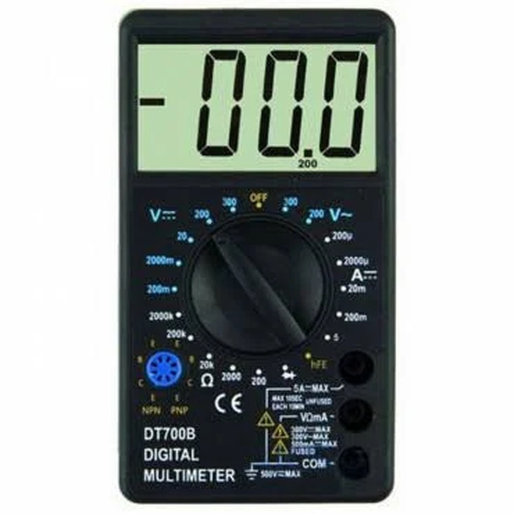 Цифровий мультиметр DT700B (збільшений РК-дисплей, прозвонка, тестер)