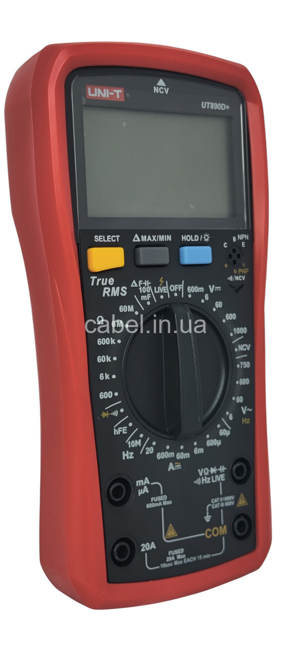 Цифровий мультиметр UNI-T UT890D+ True RMS