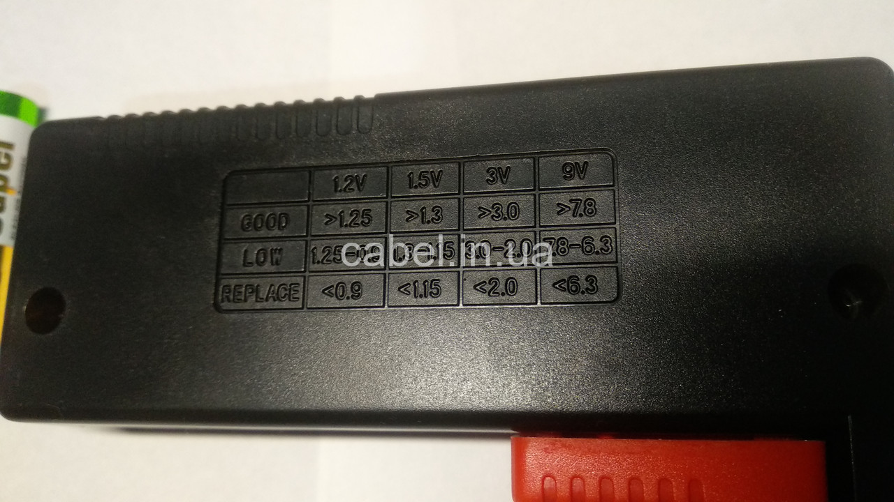Цифровий тестер батарейок та акумуляторів BT168D
