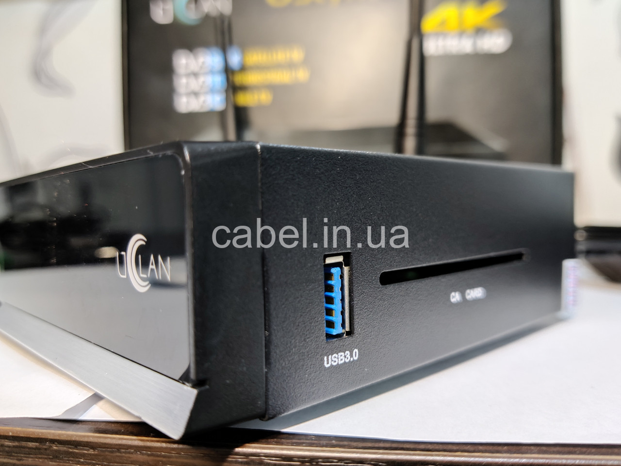 Супутникова мультимедійна приставка Uclan Ustim 4K Pro