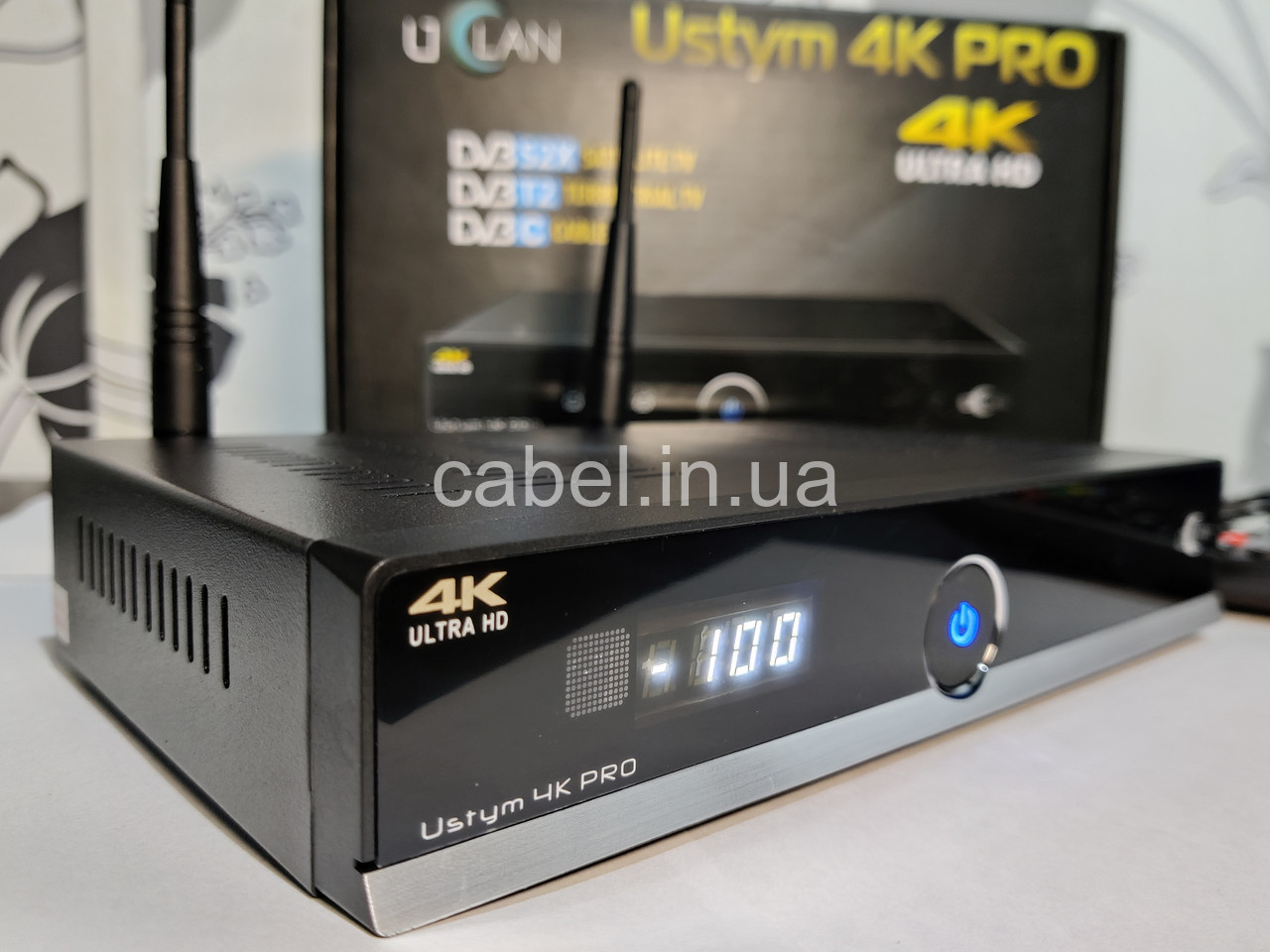 Супутникова мультимедійна приставка Uclan Ustim 4K Pro