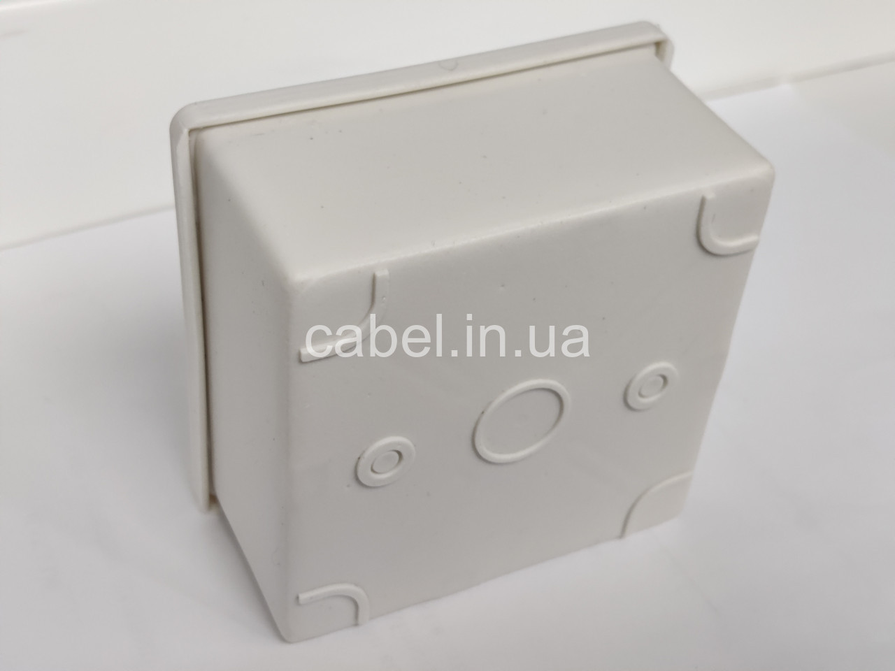 Коробка розподільча 80×80×40 мм для зовнішнього монтажу (IP44/IP54)