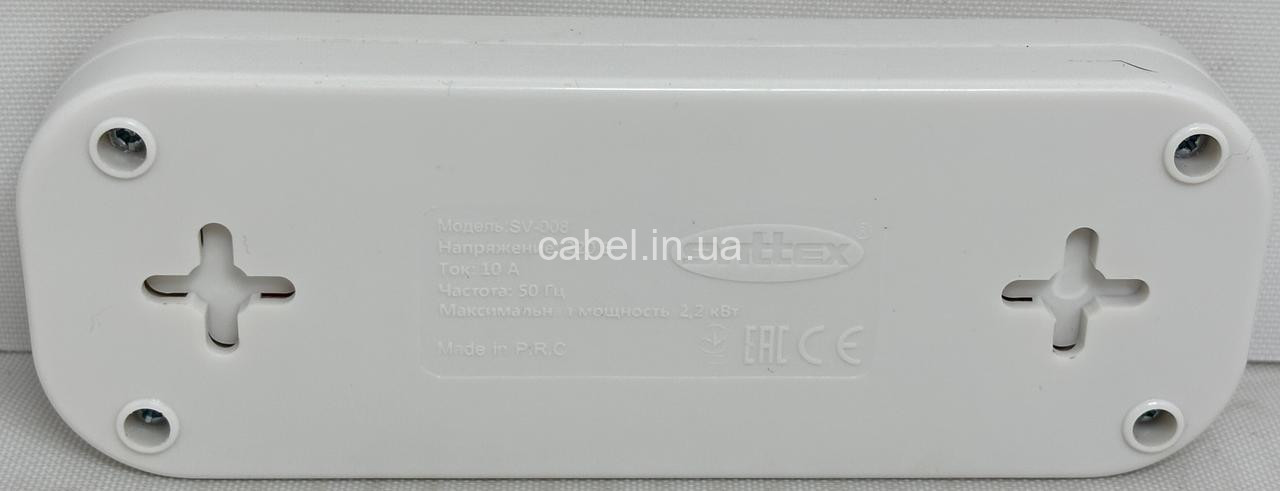 Колодка для подовжувача Svittex на 3 гнізда