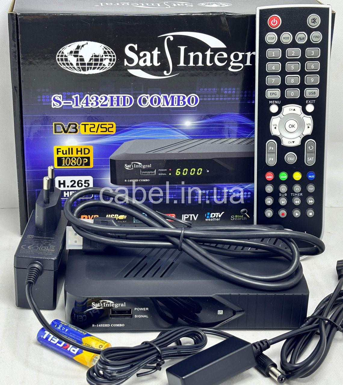 Супутниковий тюнер Sat Integral S-1432 HD Combo