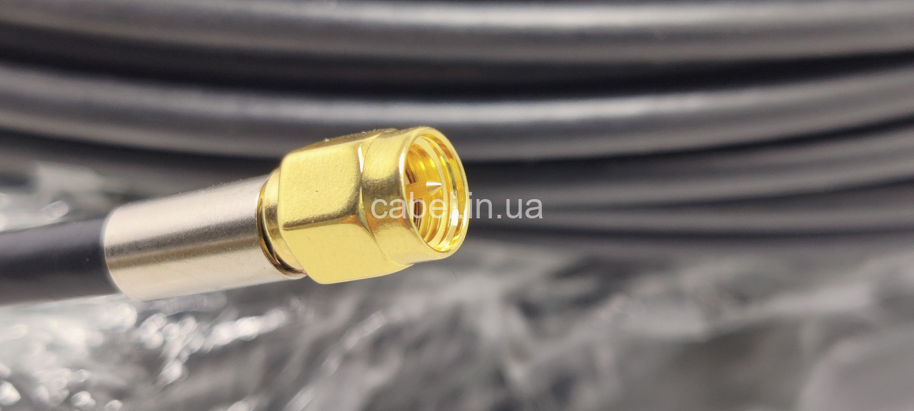 Штекер SMA male обтискний під кабель RG58