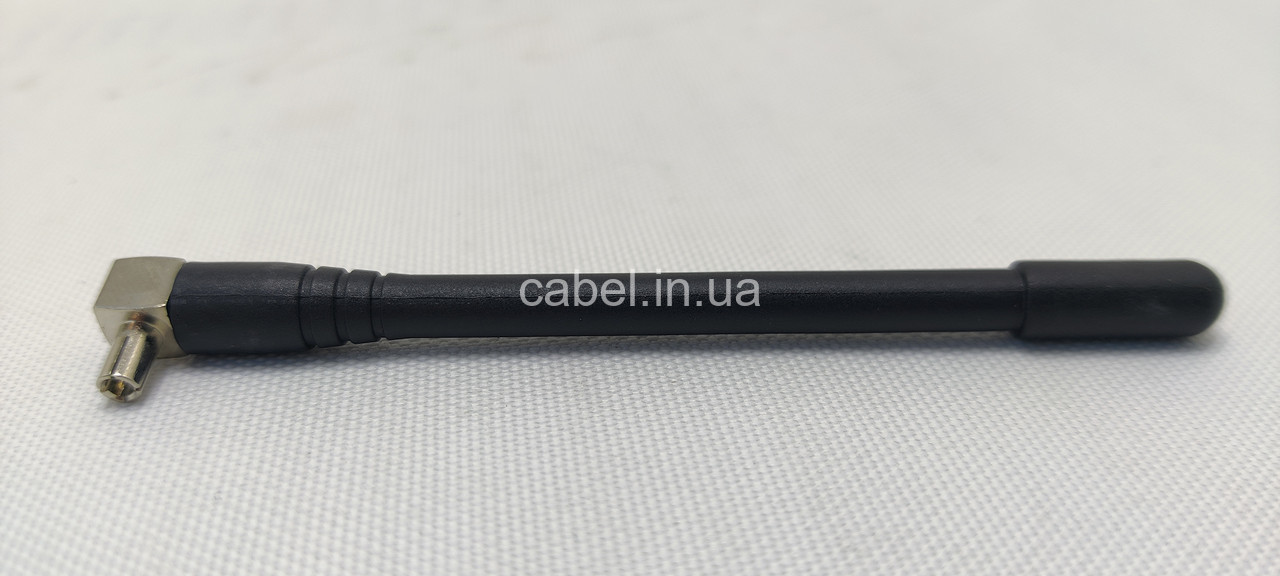 Антена для 4G-модема під роз'єм TS9, погумована, 3 дБ