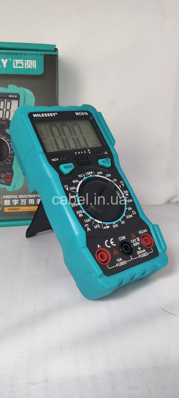 Цифровий мультиметр Mileseey MC616 True RMS (автоматичний тестер)