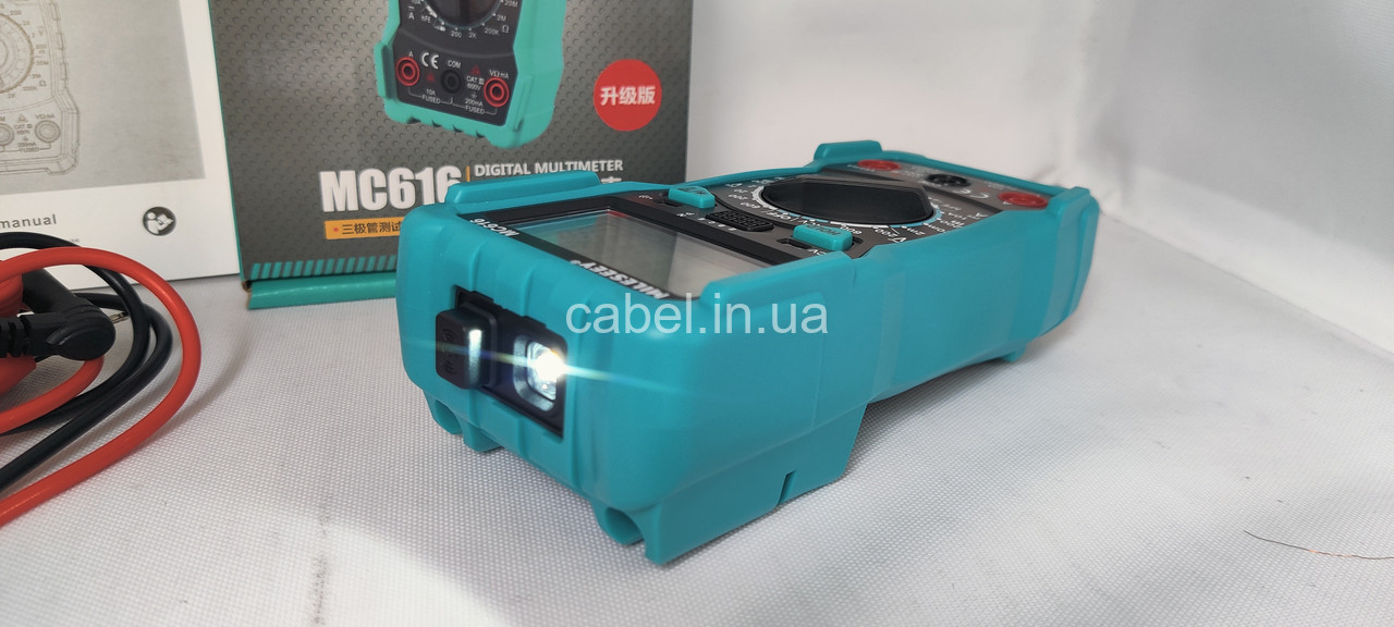 Цифровий мультиметр Mileseey MC616 True RMS (автоматичний тестер)