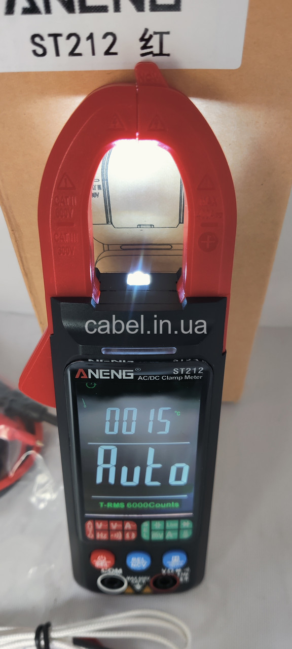 Струмовимірювальні кліщі ANENG ST212 True RMS