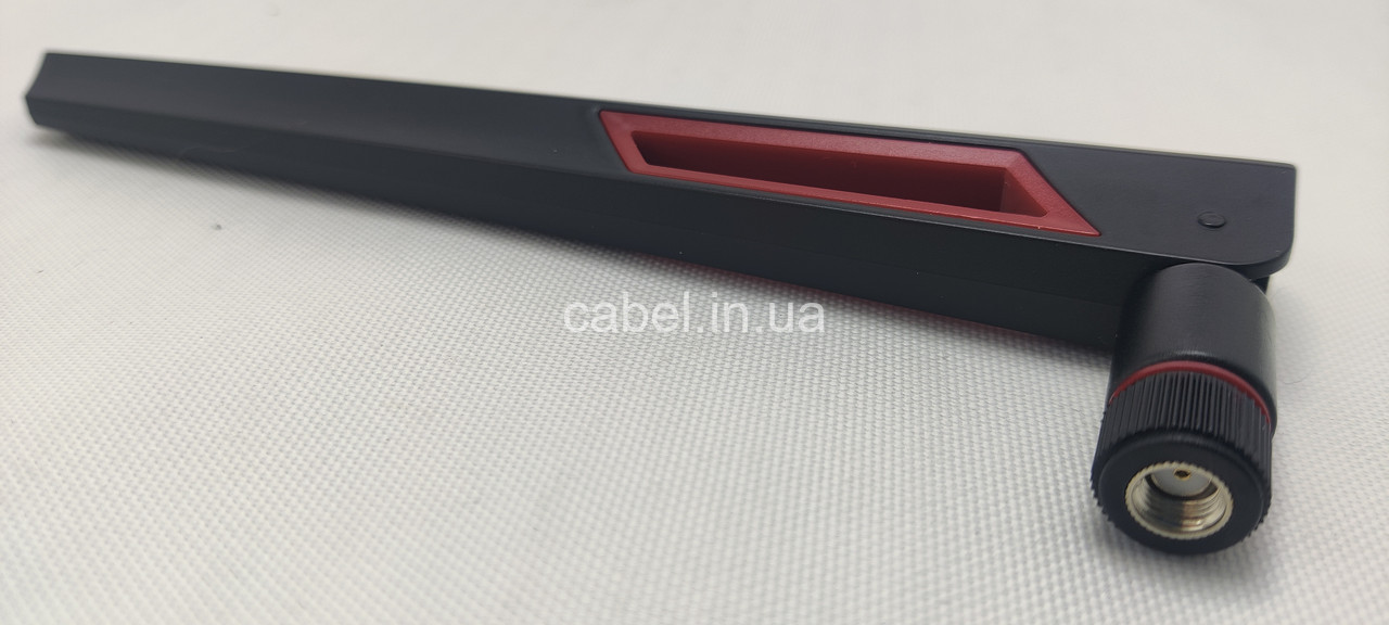 Антена для посилення сигналу WiFi 2.4 ГГц/5ГГц/5.8ГГц, гніздо RP-SMA, 12дБ