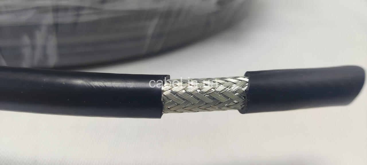 Кабель коаксіальний 50 Ом Finmark RG8-TC90, чорний, 100 м
