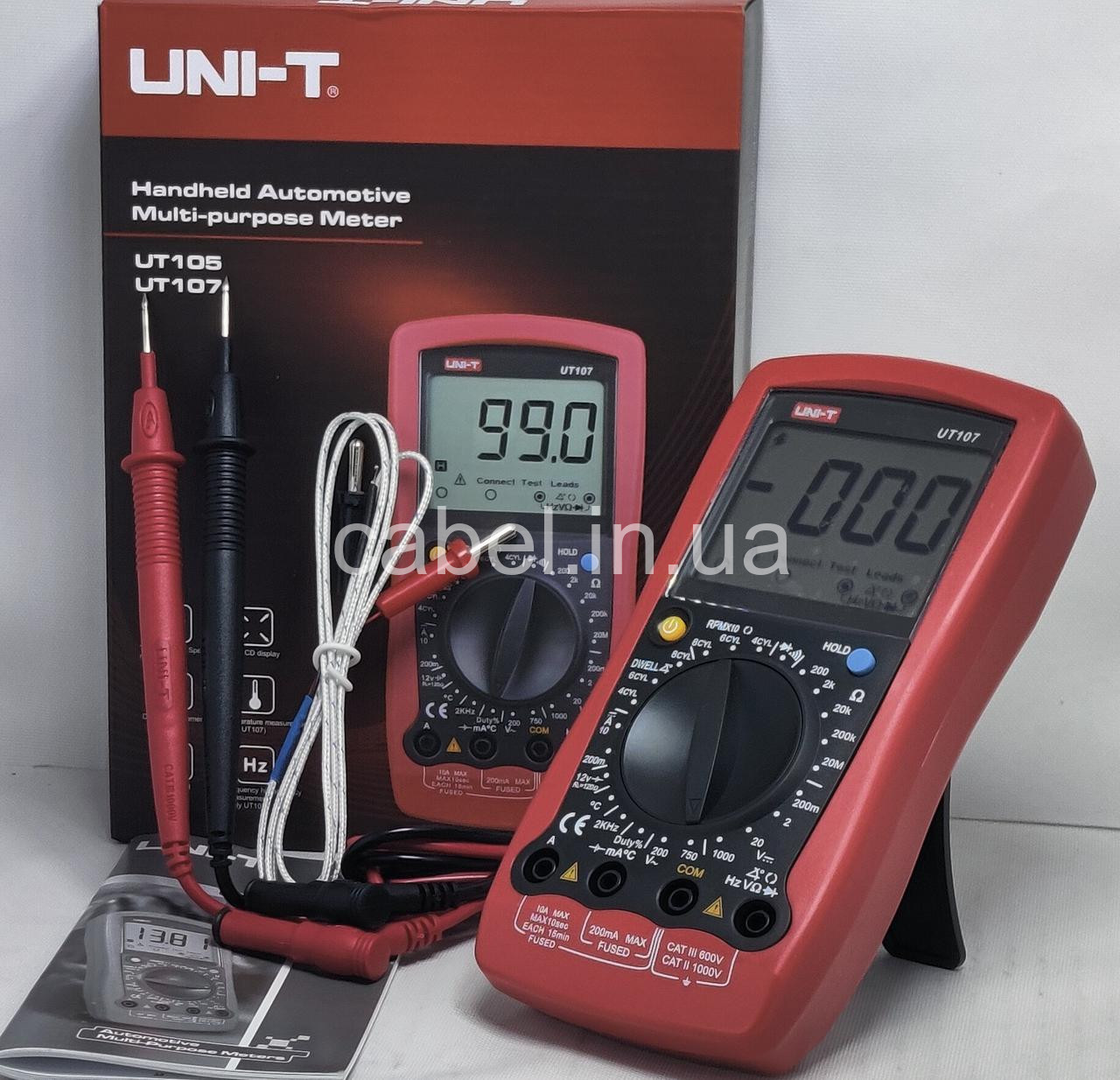 Цифровий автомобільний мультиметр UNI-T UT107