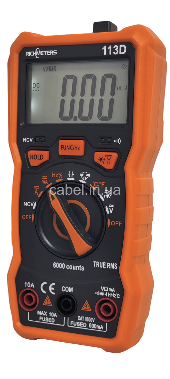 Цифровий мультиметр Richmeters RM113D True RMS з термопарою