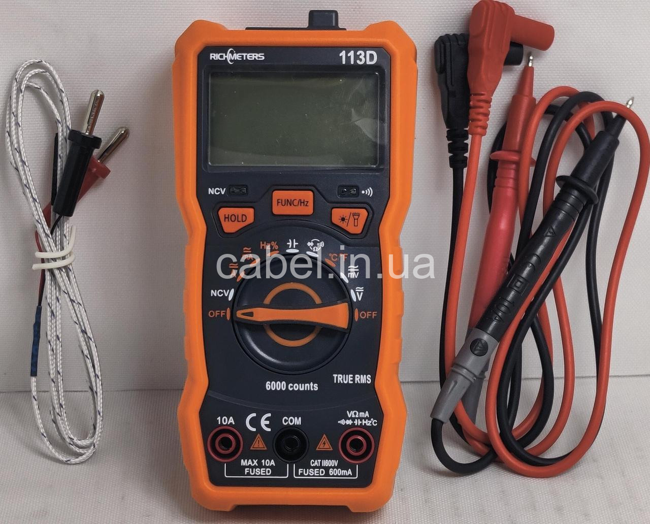 Цифровий мультиметр Richmeters RM113D True RMS з термопарою