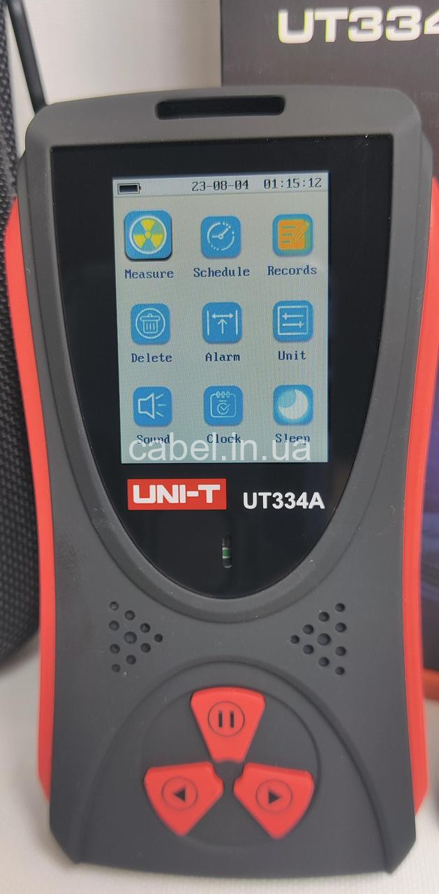 Дозиметр радіометр UNI-T UT334A — Портативний детектор радіації, лічильник Гейгера