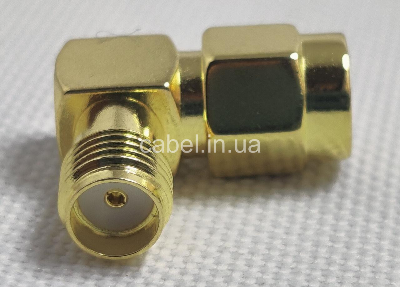 Перехідник штекер Sma- гніздо Sma кутовий