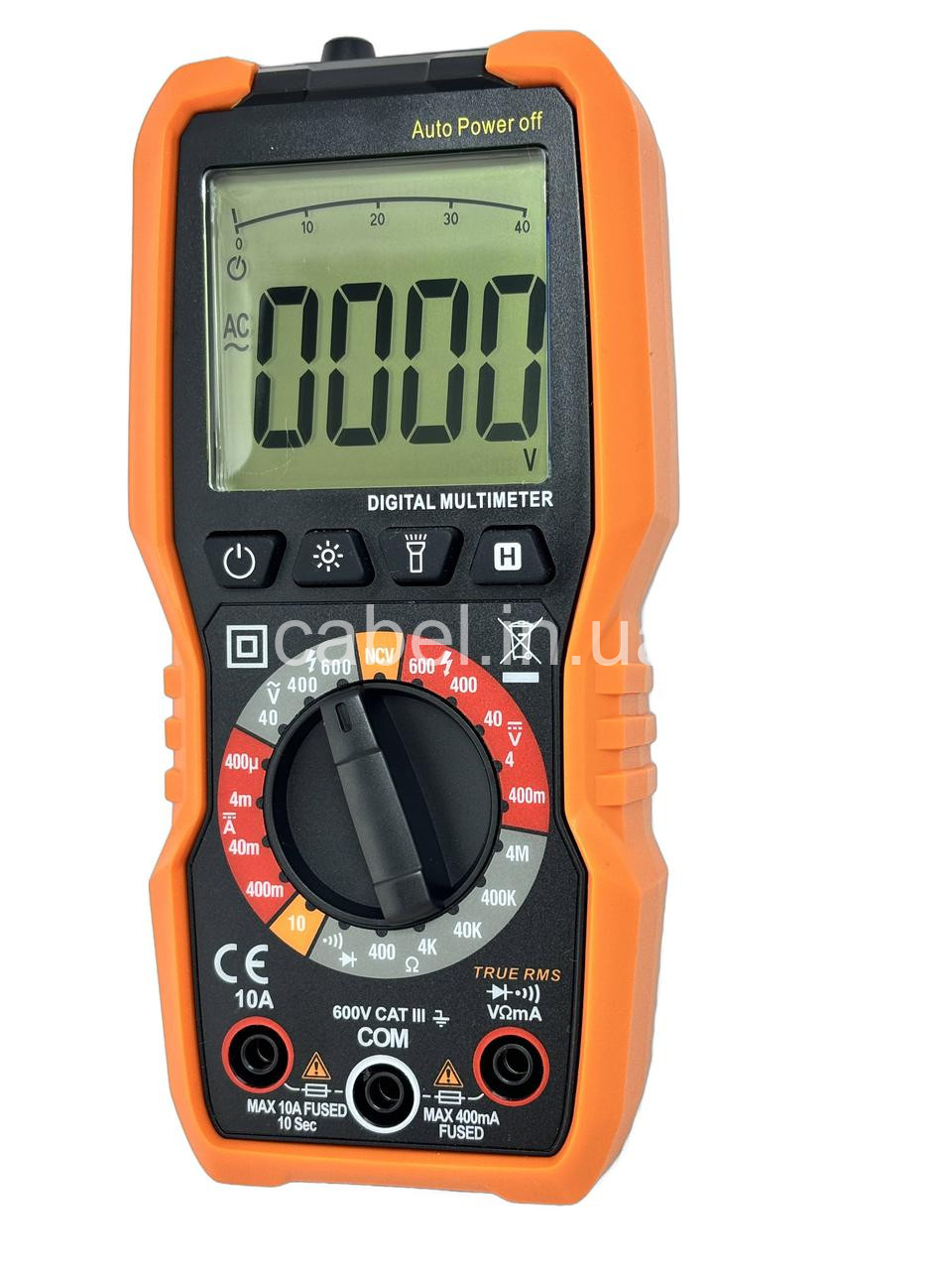 Цифровий мультиметр Peakmeter PM8225 (True RMS, NCV, з підсвічуванням та ліхтариком)