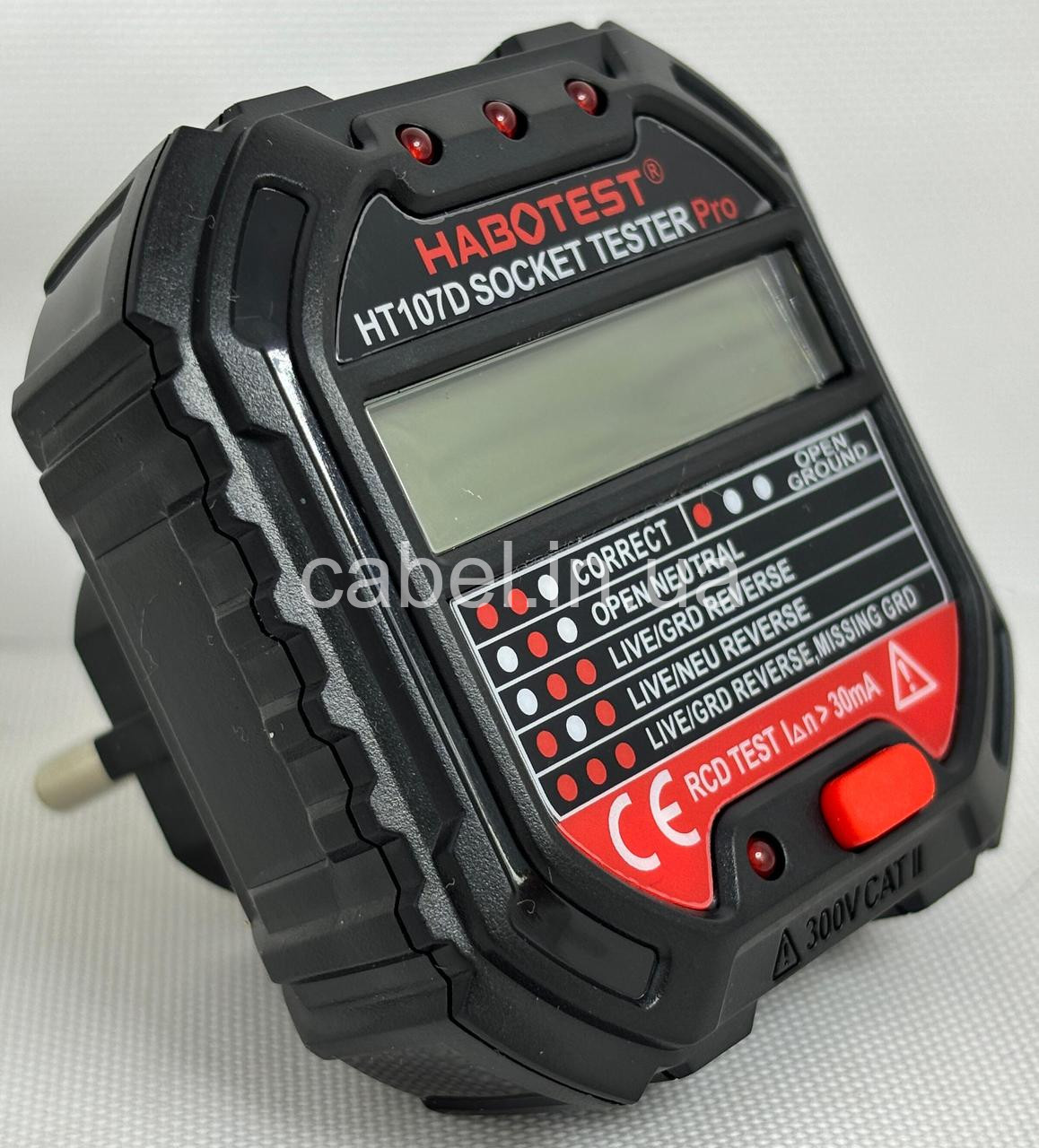 Тестер розеток Habotest HT107D