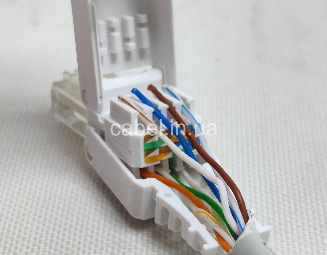 Конектор RJ45 5e cat ,безінструментальний