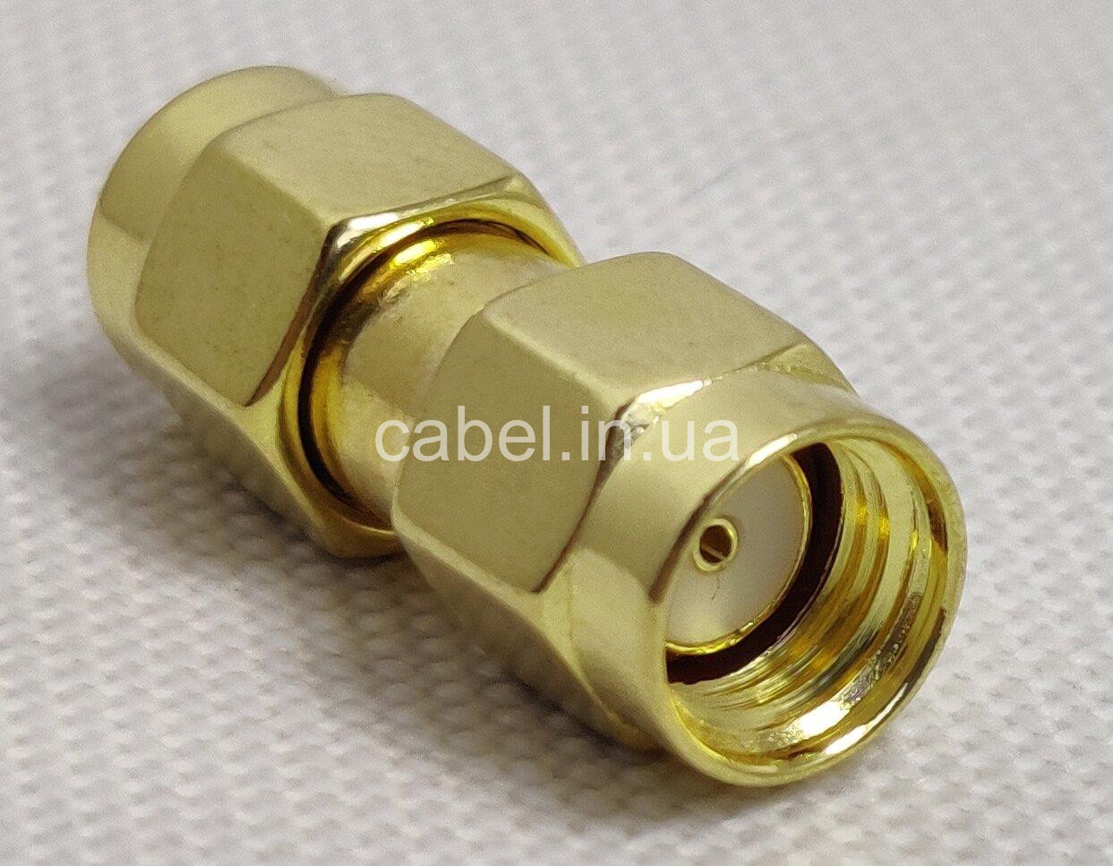 Перехідник RP SMA male- SMA male прямий