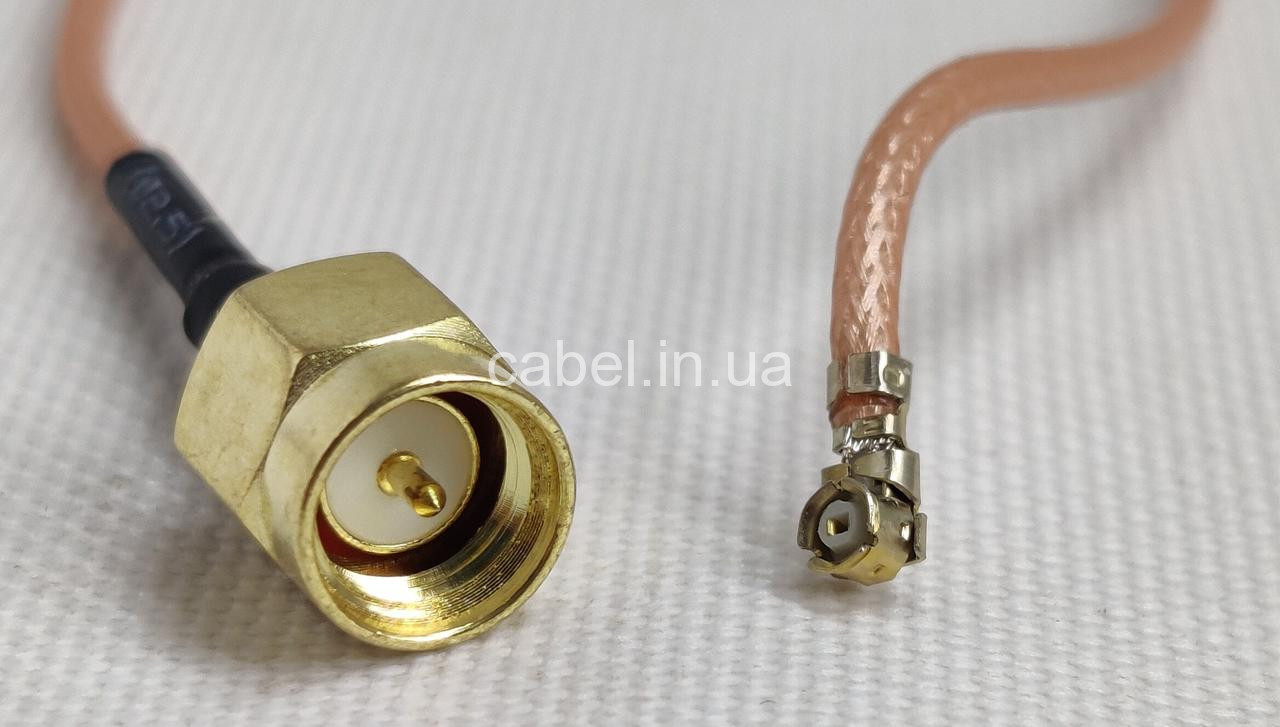 Перехідник пигтейл SMA male-IPX, 20см