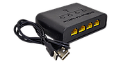 Сплітер витої пари 1×4 RJ45 Gigabit 1000 Мбіт/с