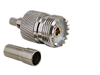 Гнездо UHF female обжимное под кабель RG58
