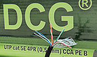 Кабель вита пара UTP зовнішня DCG ССА,305м