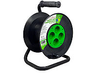 Порожня котушка для подовжувача ECO LIGHT мала, 4 розетки, до 50 м