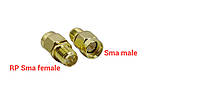 Перехідник SMA male- RP-SMA female
