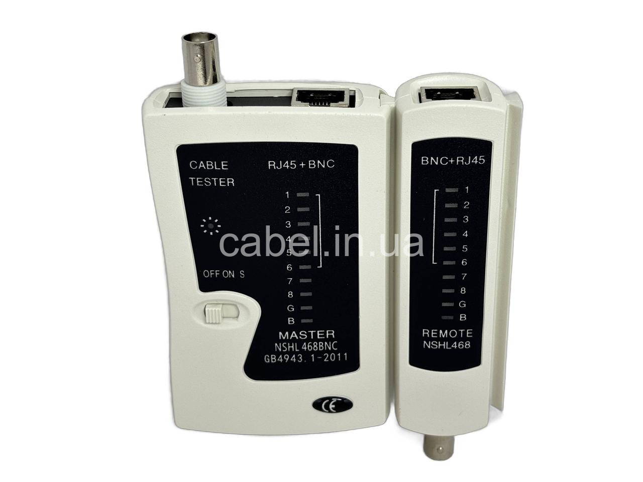 Кабельный тестер RJ45 BNC NSHL-468BNC