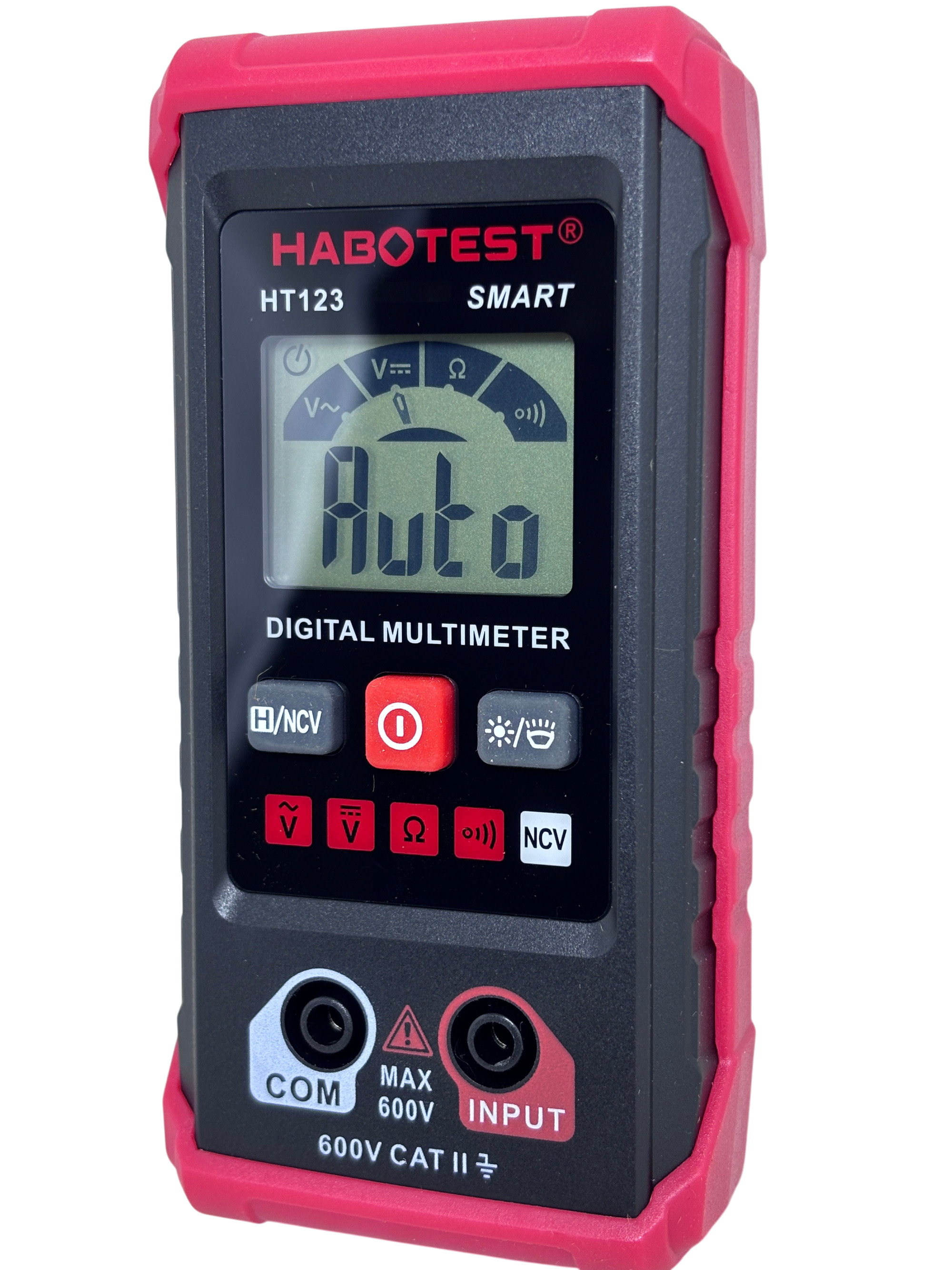 Мультиметр HABOTEST HT123 Smart 600В AC/DC, автоматичний діапазон, NCV, прозвонювання, підсвічування