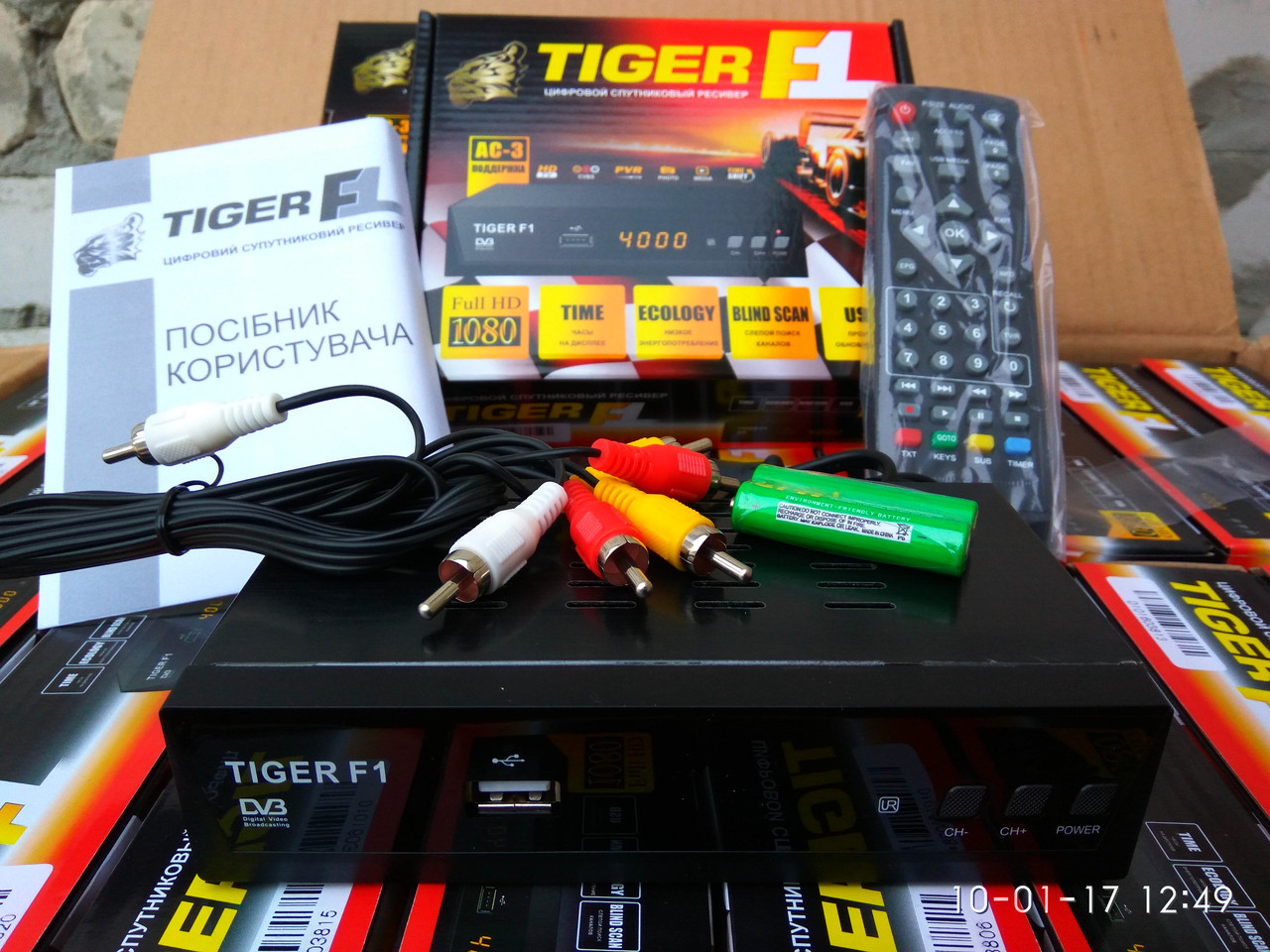 Супутниковий ресивер TIGER F1 HD