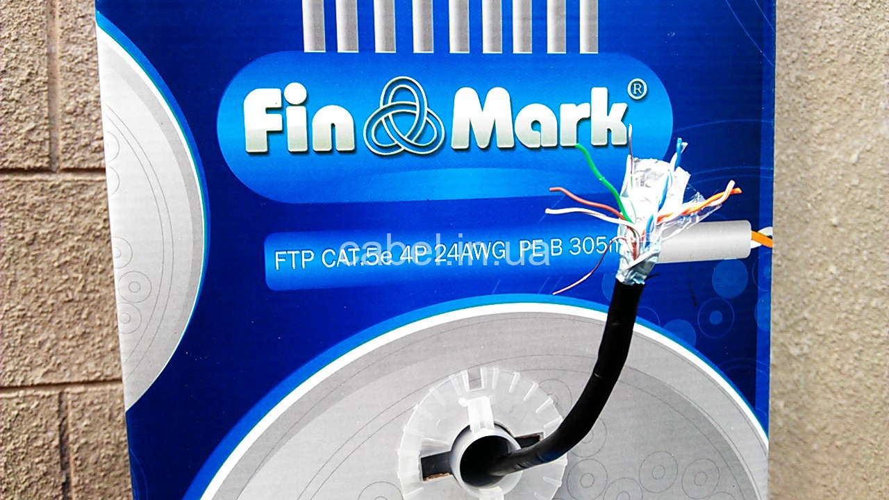 Кабель звита пара Finmark FTP зовнішній, холодний,305м