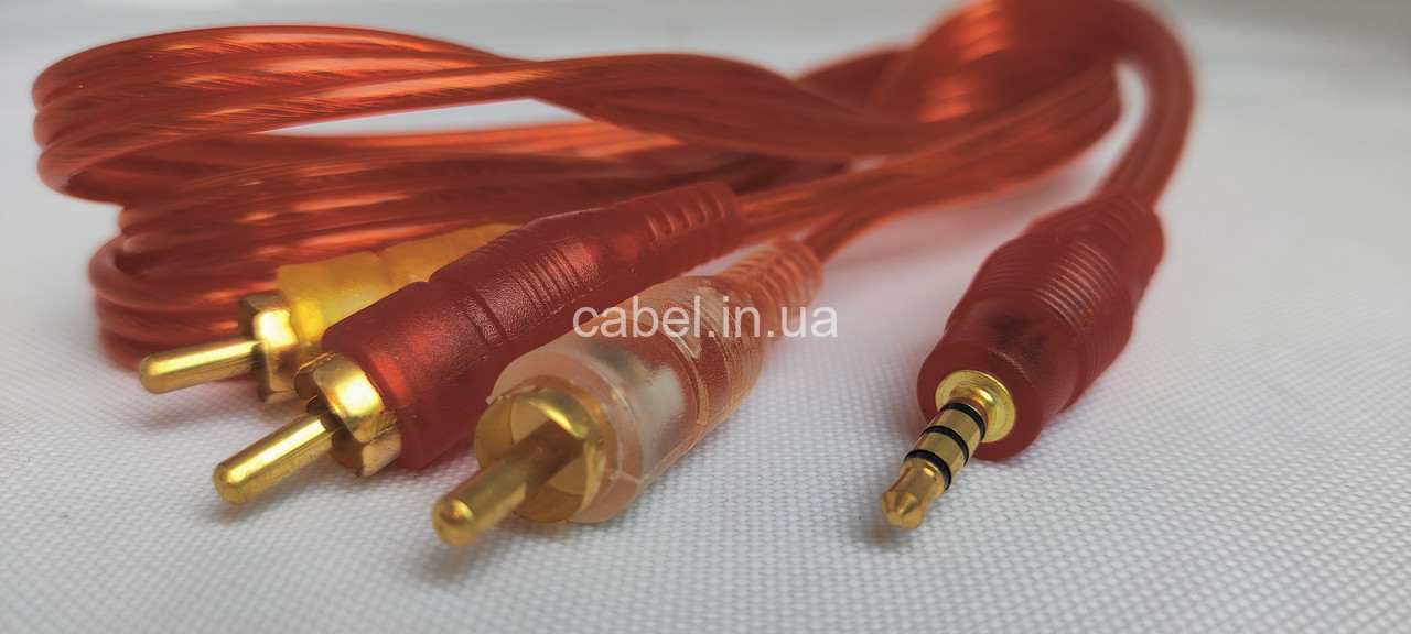 Шнур TCOM штекер 3.5мм- 3RCA(штекер-3 тюльпана)