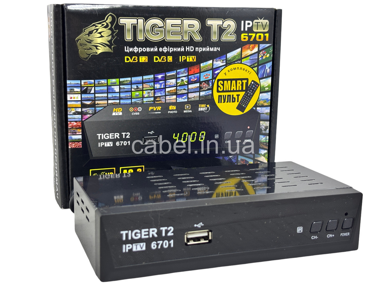 Тюнер Т2 Tiger IPTV(Metal)