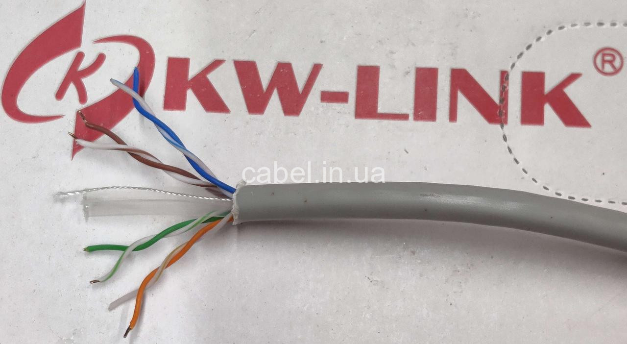 Кабель звита пара KW-Link 6 категорії, медний,305м