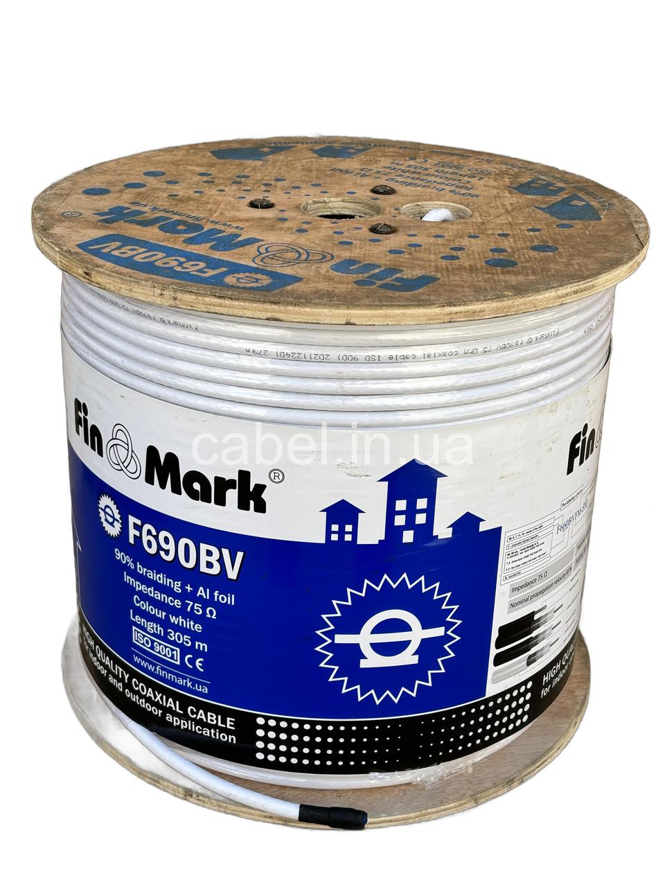 Телевизионный кабель Finmark F690BV, 305м