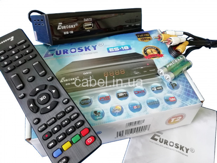 Супутниковий тюнер Eurosky ES-19 Combo HD