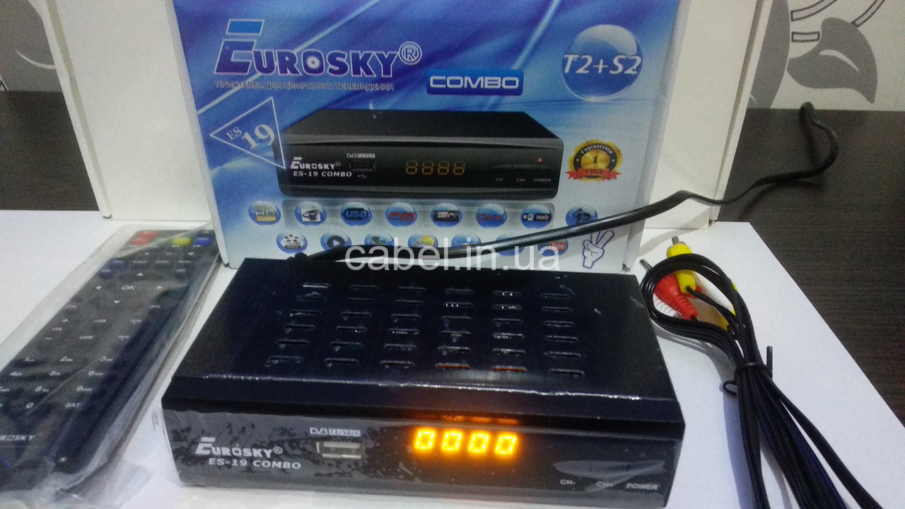 Супутниковий тюнер Eurosky ES-19 Combo HD