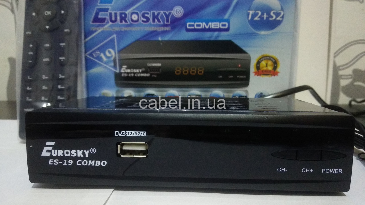 Супутниковий тюнер Eurosky ES-19 Combo HD