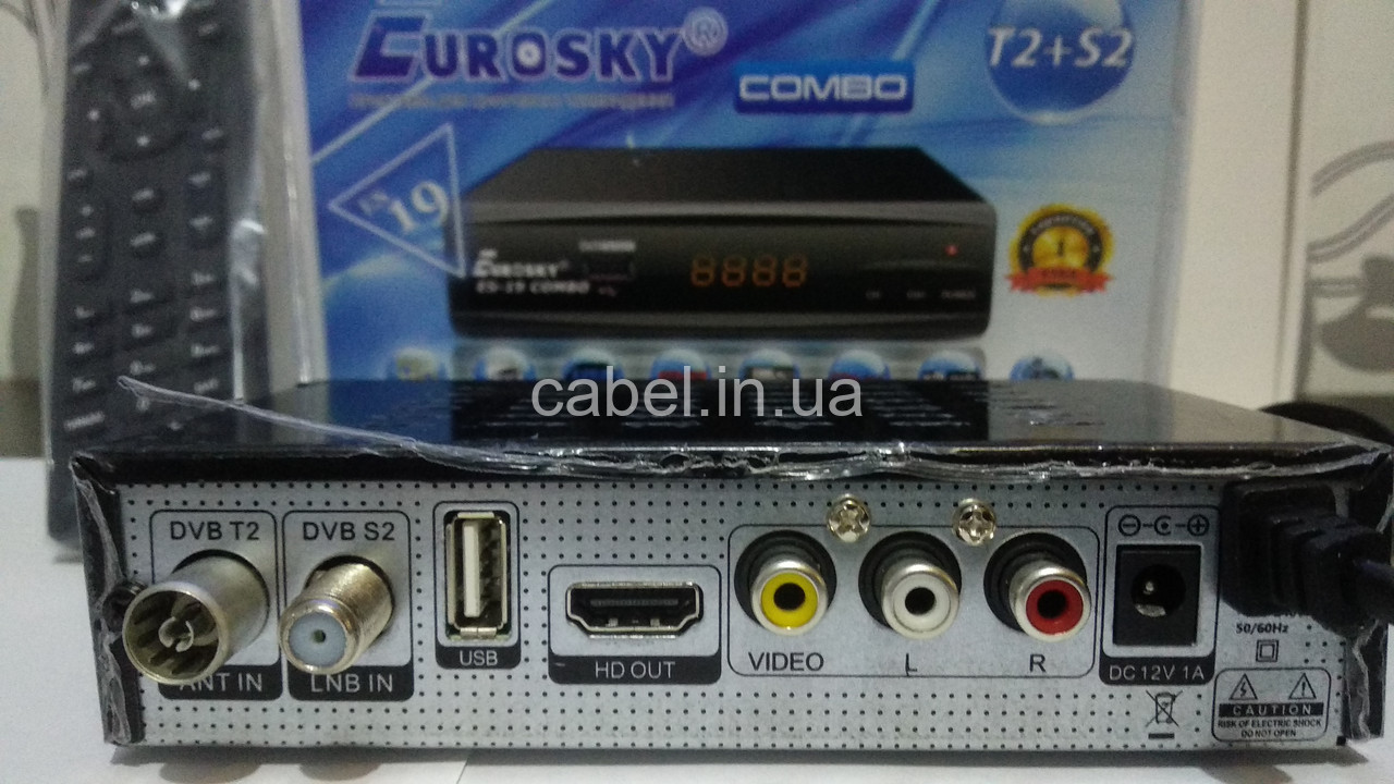 Супутниковий тюнер Eurosky ES-19 Combo HD