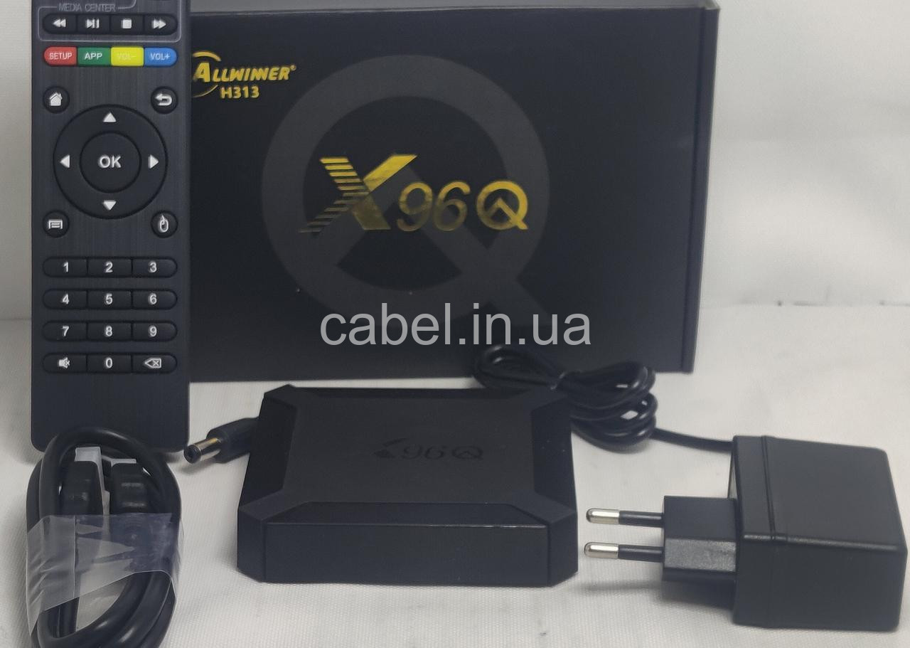 Андроїд смарт-тв приставка X96Q 2 гБ/16гБ