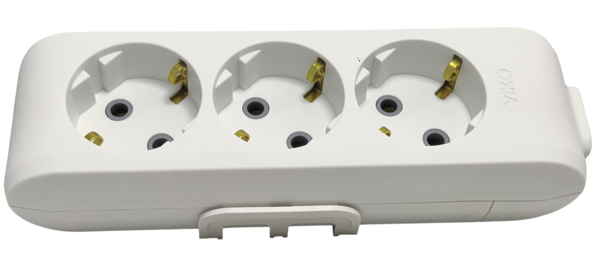 Колодка для удлинителя Viko Multi-Let 3 гнезда с заземлением белая 16А