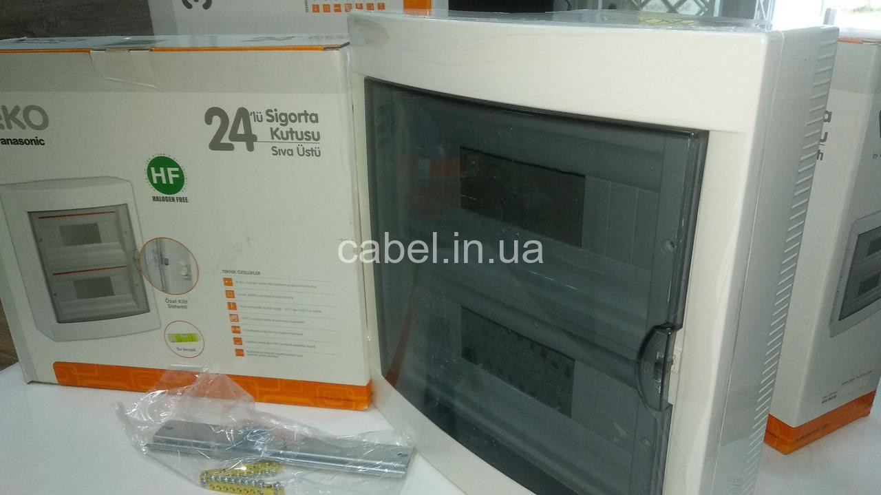 Бокс(коробка) на 24 модулі Viko накладний (IP40)