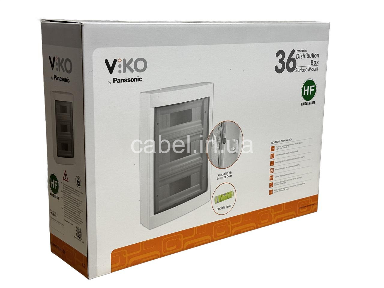 Бокс(коробка) на 36 модулів Viko накладний (IP40)
