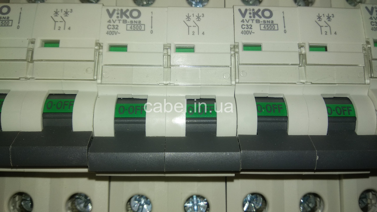 Автоматичний вимикач Viko 2кл 32А