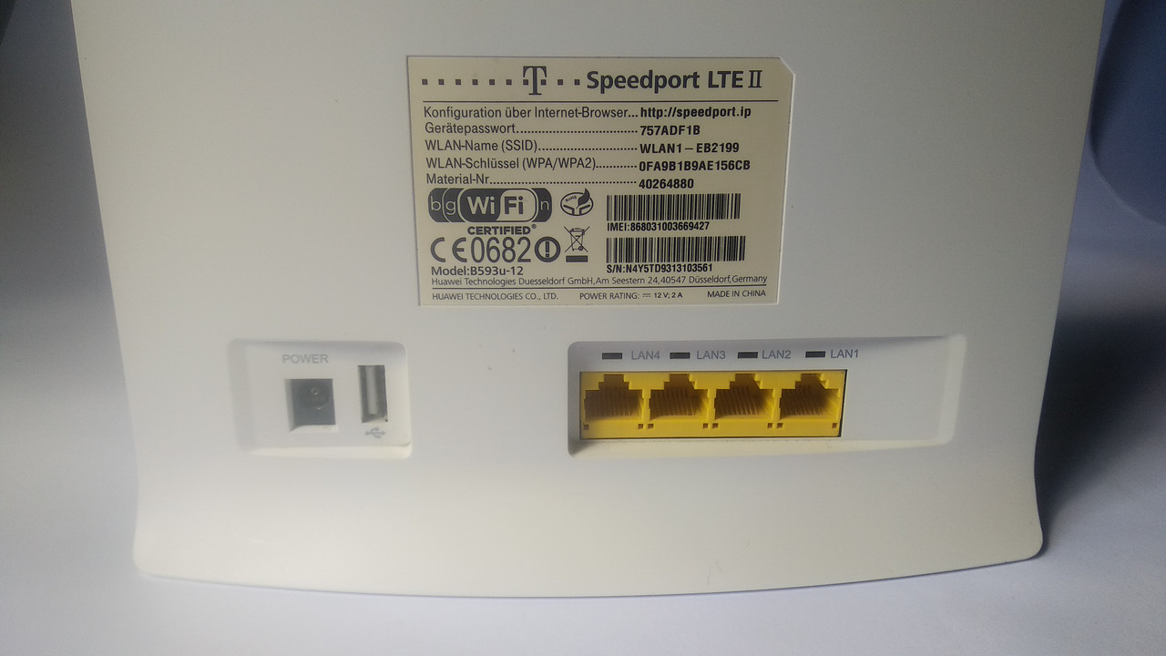 4G-роутер Huawei B593u-12